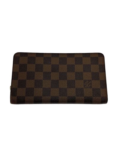 商品画像：ポルト・モネ・ジップ_ダミエ・エベヌ/PVC/BRW/メンズ 1