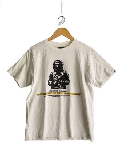 画像：A BATHING APETシャツ/M/コットン/WHT1