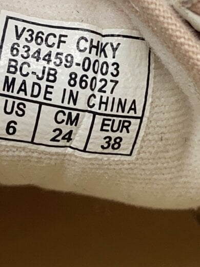 商品画像：ローカットスニーカー/24cm/IVO/V36CF CHKY// 5