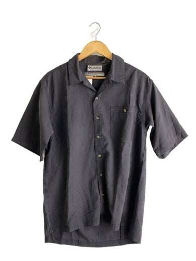 商品画像：半袖シャツ/S/コットン/GRY 1