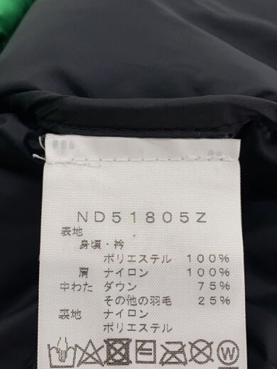 商品画像：ダウンベスト/M/ポリエステル/GRN/nd51805z 4