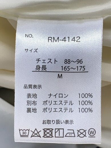 商品画像：ナイロンジャケット/M/ナイロン/WHT/プリント/rm-4142 4
