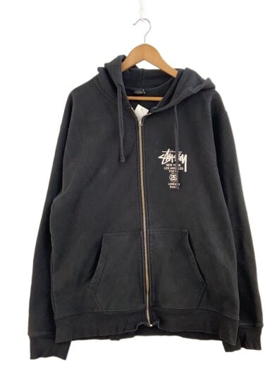 商品画像：ジップパーカー/XL/コットン/BLK/Z4000SZS23// 1