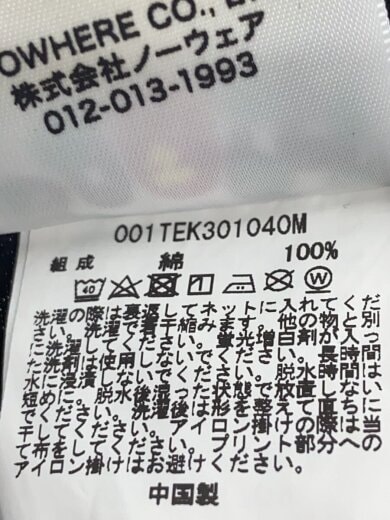 商品画像：Tシャツ/XL/コットン/BLK/001TEK301040M 4