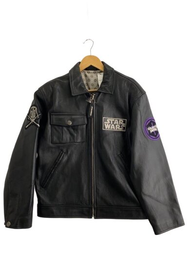 商品画像：レザージャケット・ブルゾン/--/牛革/BLK/C-TK6325// 1