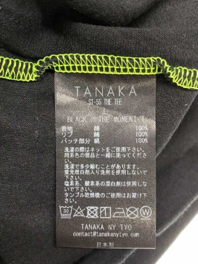 商品画像：Tシャツ/L/コットン/BLK/st-55// 4