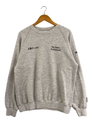 商品画像：スウェット/M/コットン/GRY/プリント/SS21BRENCT08NTL/文春リークス/全体的毛玉有// 1