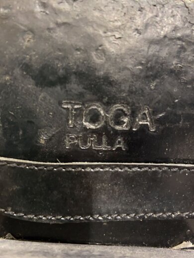 画像：TOGA PULLAメタルベルト/カウボーイブーツ/40/BLK/レザー6