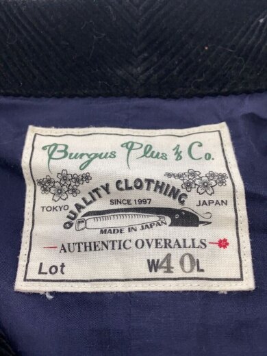 画像：BURGUS PLUSコート/40/コーデュロイ/BLK//3