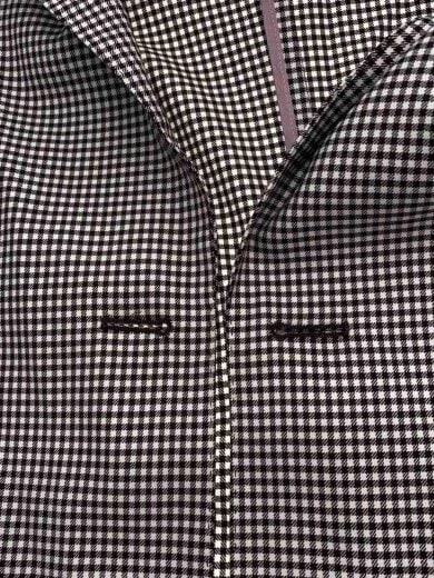 商品画像：テーラードジャケット/38/ウール/GRY/チェック/13-07-11-07753 7