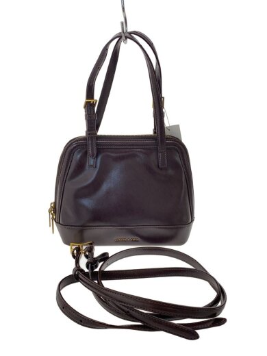 商品画像：ハンドバッグ/レザー/BRW/無地 1