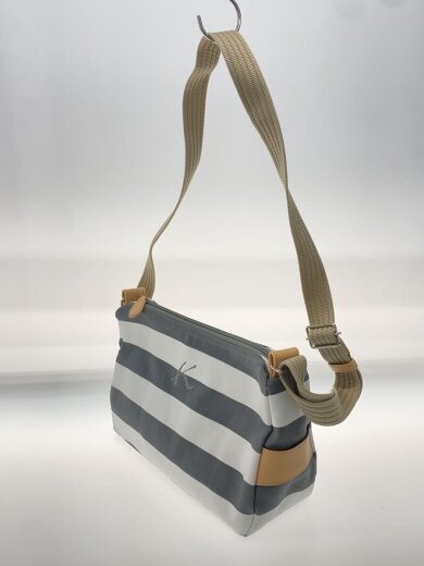 商品画像：ショルダーバッグ/キャンバス/GRY/ボーダー 2