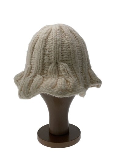 商品画像：ハット/M/アクリル/WHT/レディース/S62TC0038 1