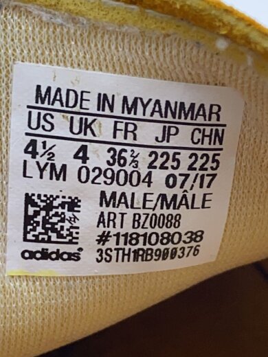 商品画像：CAMPUS/キャンパス/22.5cm/YLW 5