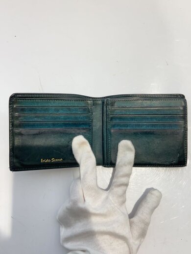 商品画像：Iride Scent/2つ折り財布/レザー/BLK/メンズ 4