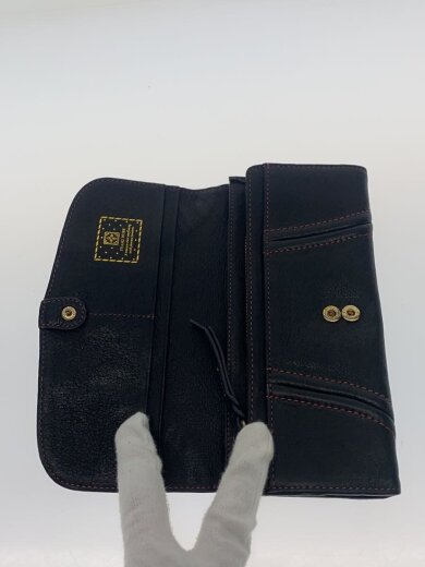 商品画像：長財布/--/BLK/無地/レディース 4