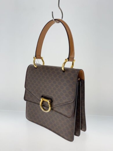 商品画像：ハンドバッグ/レザー/BRW/マカダム柄 2