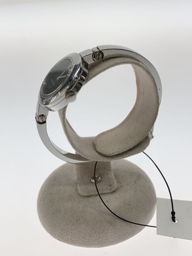 商品画像：クォーツ腕時計/アナログ/ステンレス/BLK/SLV// 2