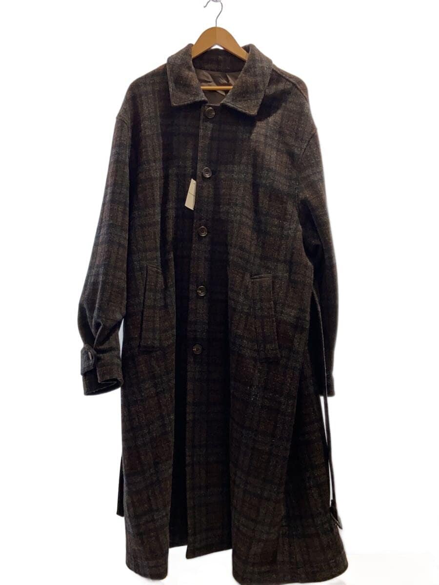 stein / コート/M/ウール/BRW/チェック/ST.171-2