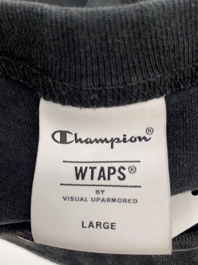 商品画像：Tシャツ/L/コットン/BLK/C8-X354// 3