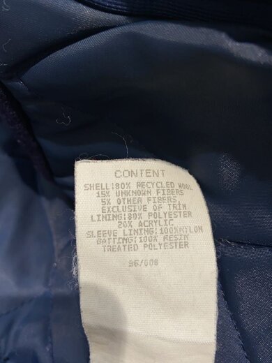 商品画像：ジャケット/M/ウール/NVY/USA製 4