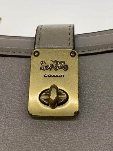 商品画像：2つ折り財布/レザー/SLV/無地/レディース// 3