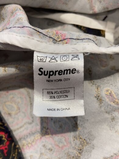 商品画像：ハリントンジャケット/12SS/M/ポリエステル/BLK/総柄/ペイズリー 4