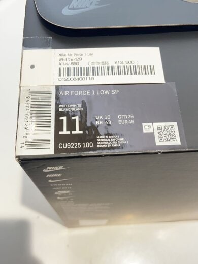 商品画像：AIR FORCE 1 LOW/エアフォース 1 ロー/ホワイト/CU9225-100/29cm/WHT/キャンバス 7