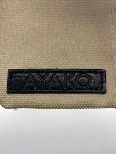 商品画像：ショルダーバッグ/キャンバス/WHT/キャンバス部分底付近・内側汚れ有 5