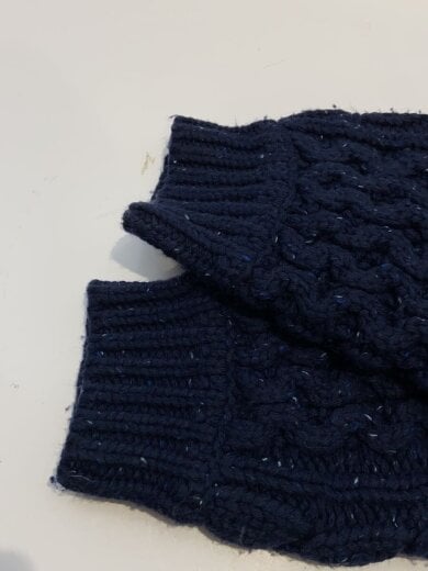 商品画像：ニット・セーター(厚手)/FREE/アクリル/NVY/11243-073 5