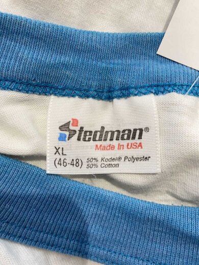 商品画像：ラグラン7分袖カットソー/XL/コットン/WHT/Rainbow/クラック有 3