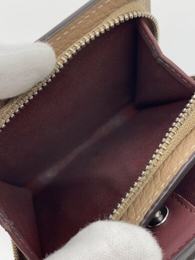 商品画像：スナップウォレット_コーチヘリテージ/レザー/BEG/レディース// 5