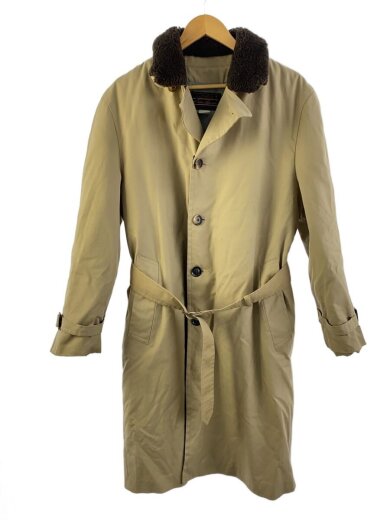 商品画像：ダウンライナーコート/--/コットン/BEG/80s/汚れ有 1