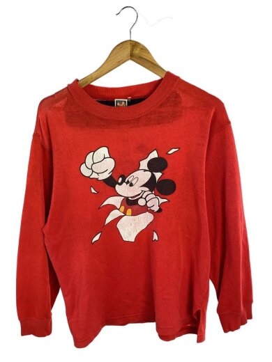 商品画像：長袖Tシャツ/--/コットン/RED 1