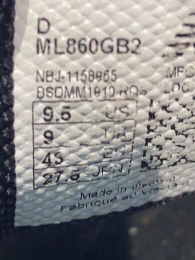 商品画像：ML860/ホワイト/27.5cm/WHT 5