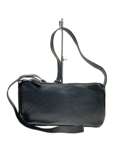 商品画像：ショルダーバッグ/レザー/BLK/無地 1