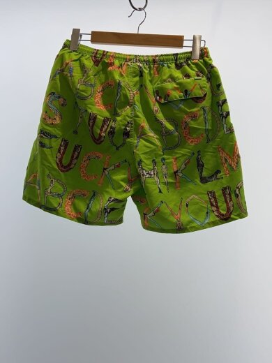 商品画像：ショートパンツ/M/ポリエステル/GRN/alphabet water short 2