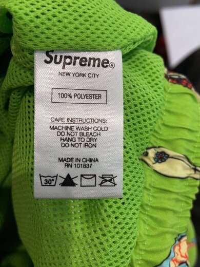 商品画像：ショートパンツ/M/ポリエステル/GRN/alphabet water short 6