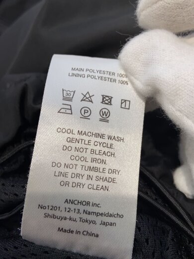 商品画像：ジャケット/XL/ポリエステル/BLK/両ポケット付近、背面汚れ有 5