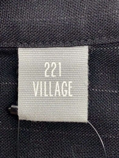 商品画像：221 village×LECHOPPE/長袖シャツ/2/ウール/BLK/ストライプ/22SJK-VEX01LC 3