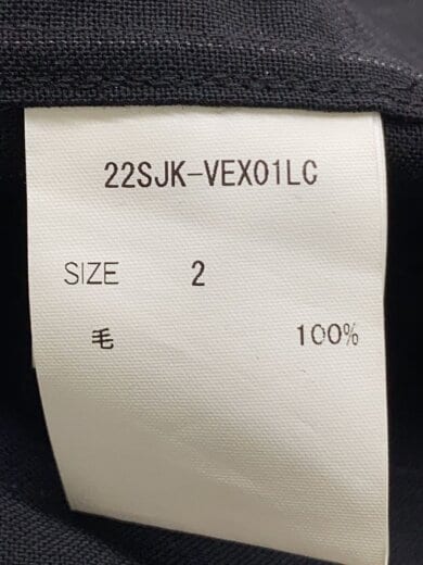 商品画像：221 village×LECHOPPE/長袖シャツ/2/ウール/BLK/ストライプ/22SJK-VEX01LC 4