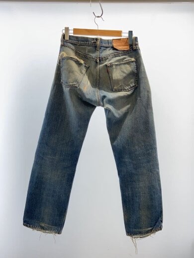 商品画像：60-70s/VT/501/BIGE/実寸W30/デニム/インディゴ/平行ステッチ/ダメージ多/ボ 2