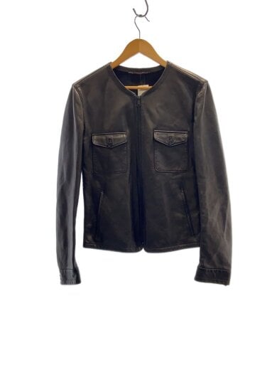 商品画像：レザージャケット・ブルゾン/44/山羊革/BLK/G9BE7L 1