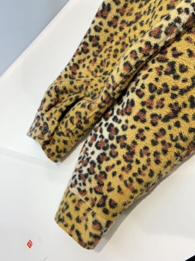 商品画像：23AW/Fleece Zip Up Hooded Shirtジャケット/M/ポリエステル/アニマル/臭い有 5