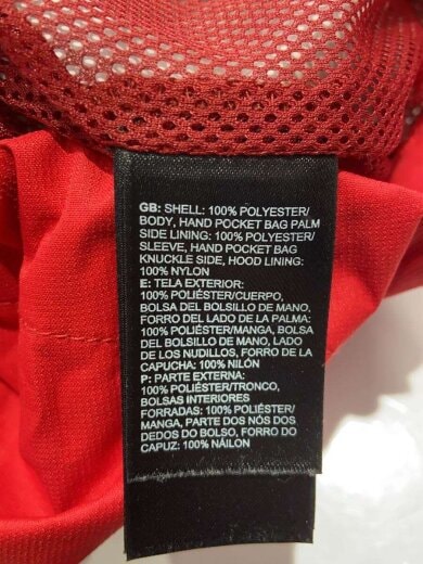 画像：THE NORTH FACEマウンテンパーカ/L/ポリエステル/RED/無地/S15HW03/臭い有4