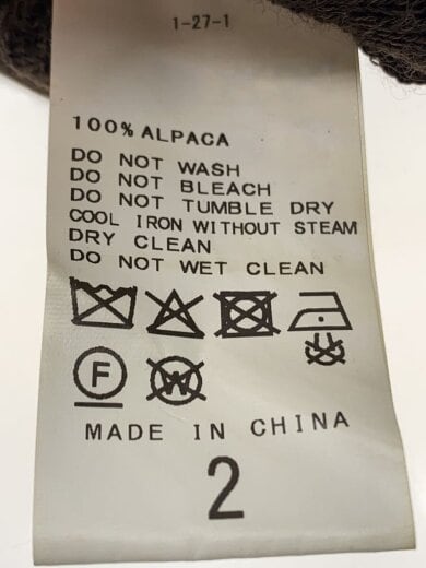 商品画像：ニット・セーター(薄手)/2/アルパカ/BRW/無地/25-080-684-0008-3-0 4