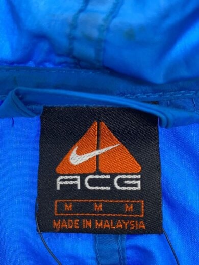 商品画像：90-00s/アノラックパーカー/トップス/M/ポリエステル/BLU/無地/襟汚れ有 3