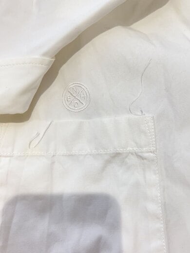 商品画像：シャツ/L/コットン/WHT/無地 6