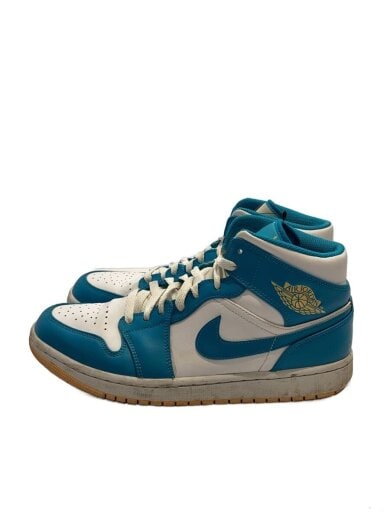 商品画像：AIR JORDAN 1 MID_エア ジョーダン 1 ミッド/28cm/WHT/レザー// 1