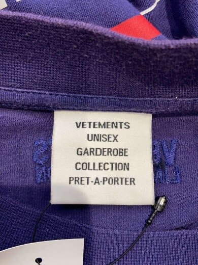 商品画像：21AW/Gvasalia for Vetements T SHIRT/M/コットン/NVY/UA52TR220W// 3